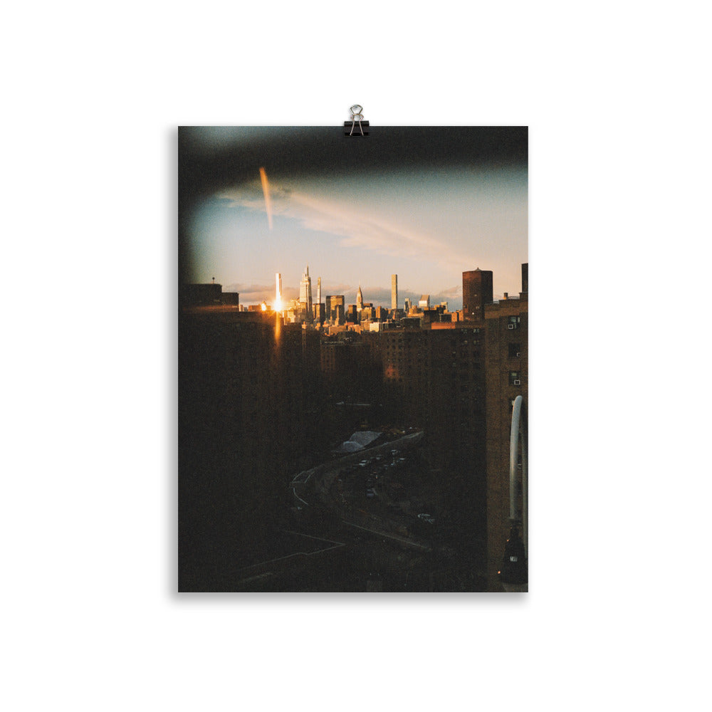 'NYC Sunset' Photo Print by Tom Doolie